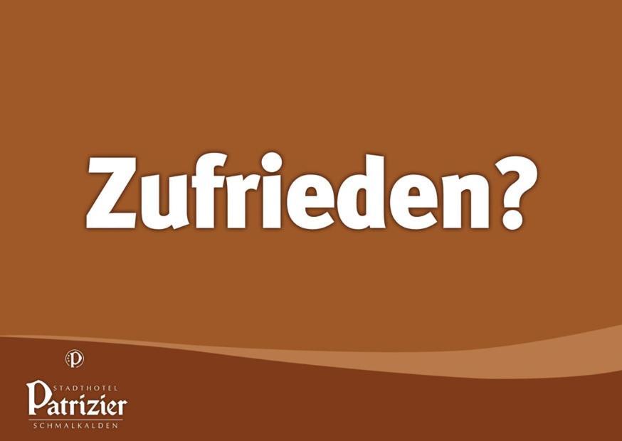 Stadthotel Patrizier Schmalkalden Eksteriør bilde